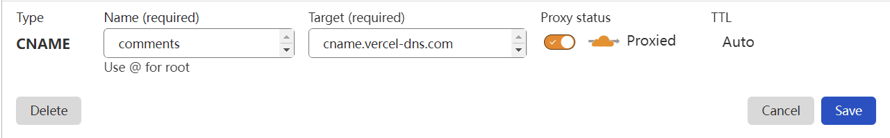 Cloudflare 域名配置